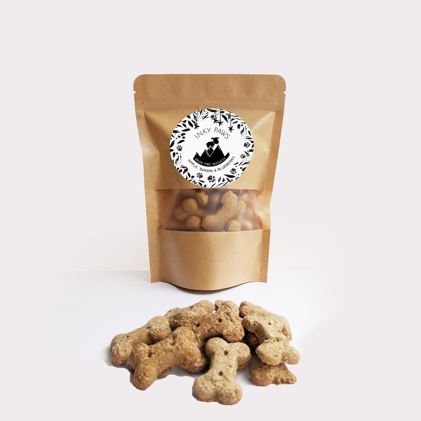 Grain-Free Banana, Blueberry and Apple Biscuits (Loose & Pre-packaged)